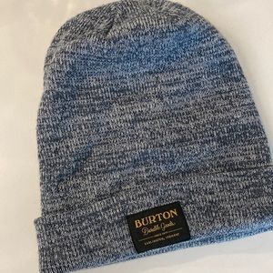 Blue gray Burton beanie hat